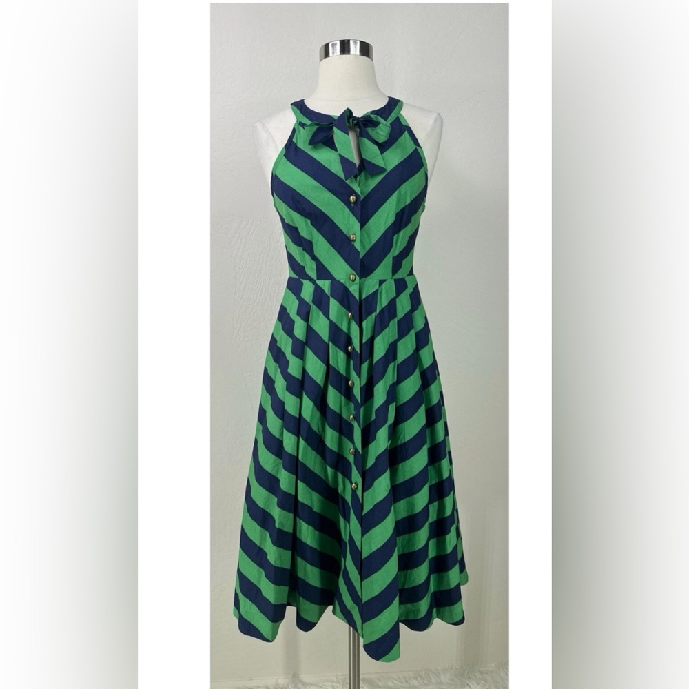 Anthropologie Girls from Savoy Striped Halter Dress